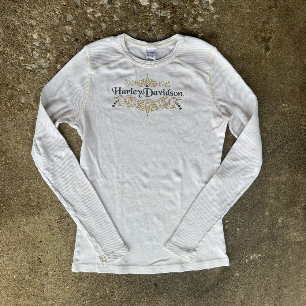 Vintage Y2K Harley Davidson 2006 Long Sleeve Womens Size M‎
